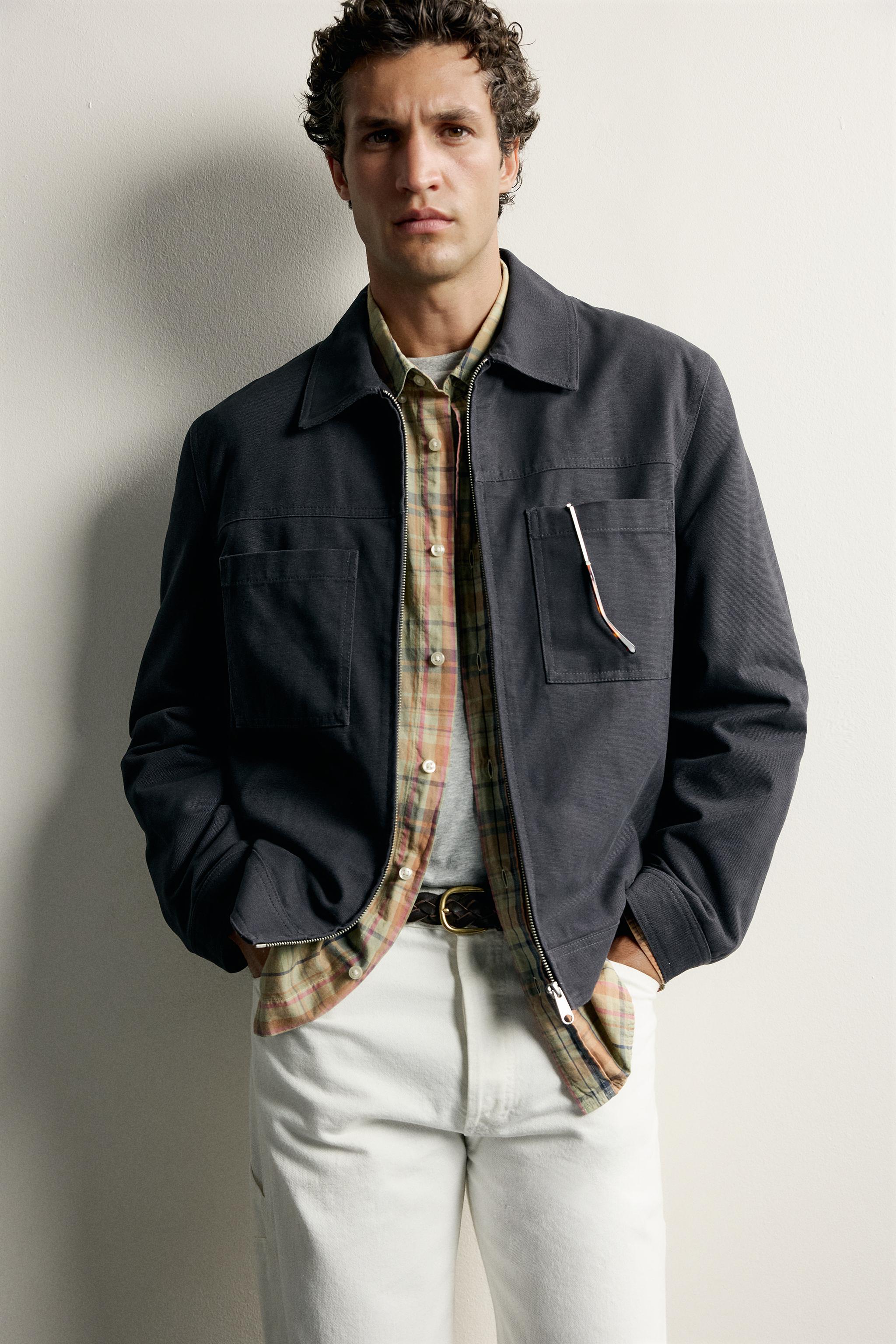 ZIP-UP PADDED OVERSHIRT